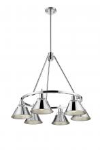  3306-6 CH-CH - Orwell 6-Light Chandelier in Chrome